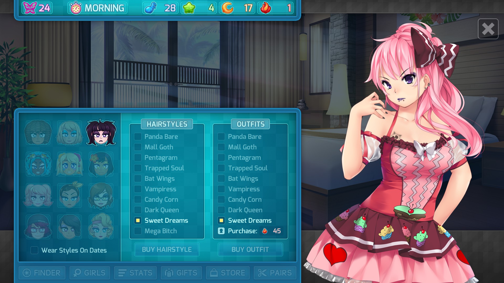 Huniepop 2 All Outfits Guide – Lillian