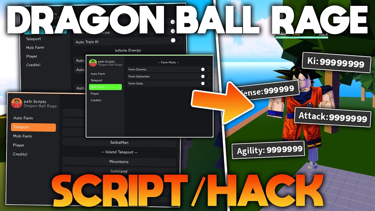 Dragon Ball Rage Script Pastebin Hacks