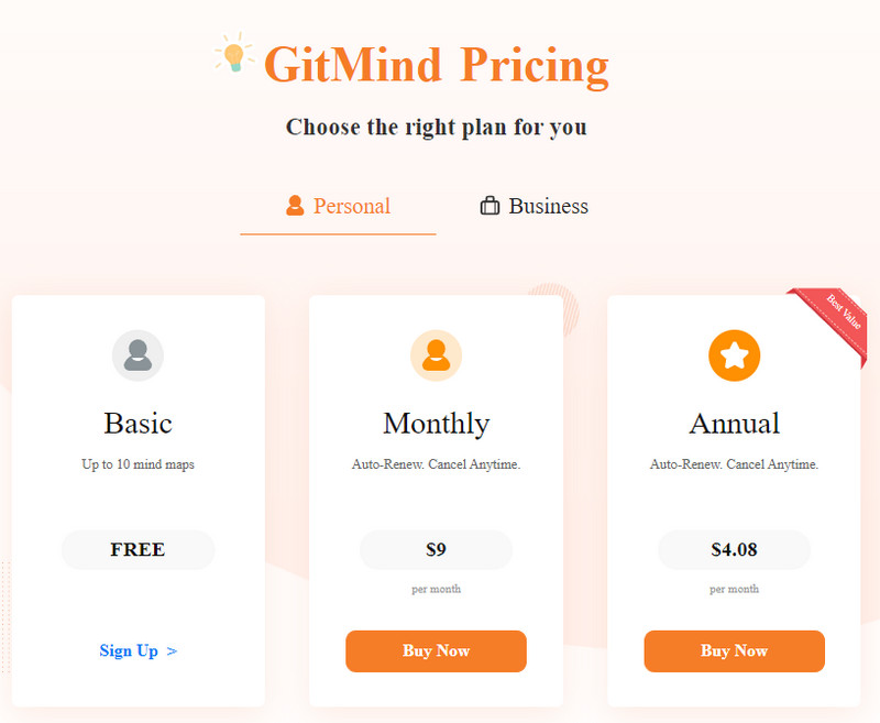 GitMind Pricing